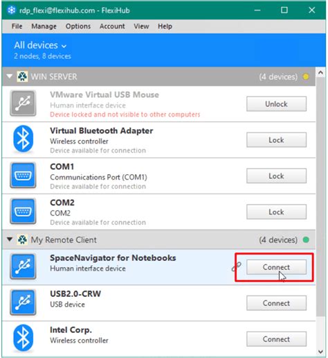 remote desktop usb redirection